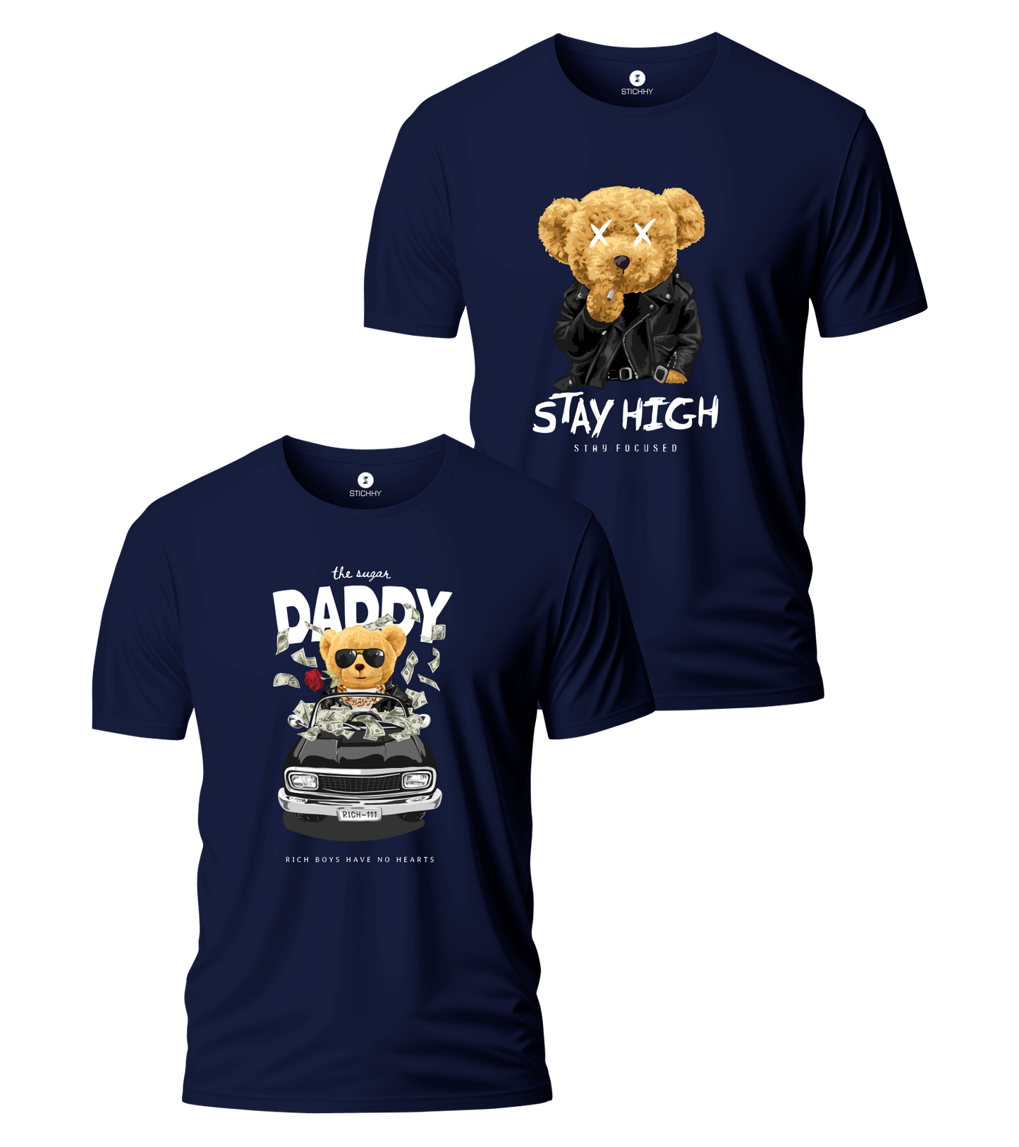 DADDY X STAY HIGH T-SHIRT BUY 1 GET 1 FREE